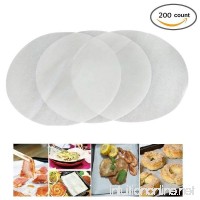 Mity Rain (Set of 200) Non-Stick Round Parchment Paper 11 Inch Diameter Baking Paper Liners Round for Cake Pans Circle - B078F6XX5C